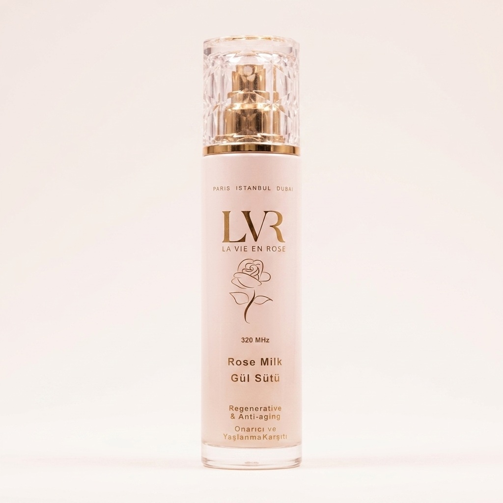 LVR Rose Milk · Gül Sütü ambalaj görünümü